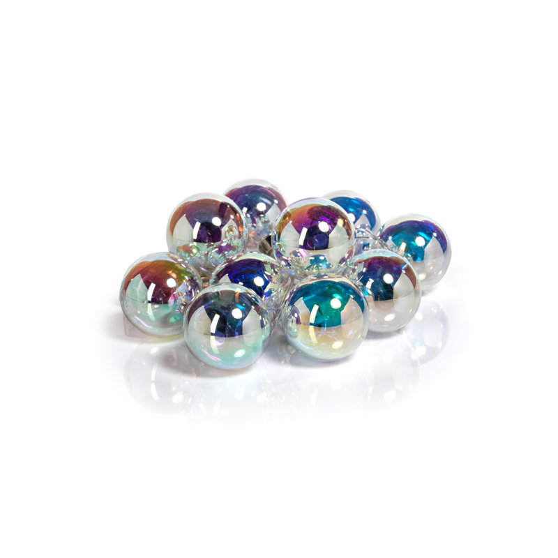Spectrum 10 Light Battery String Lights, Silver