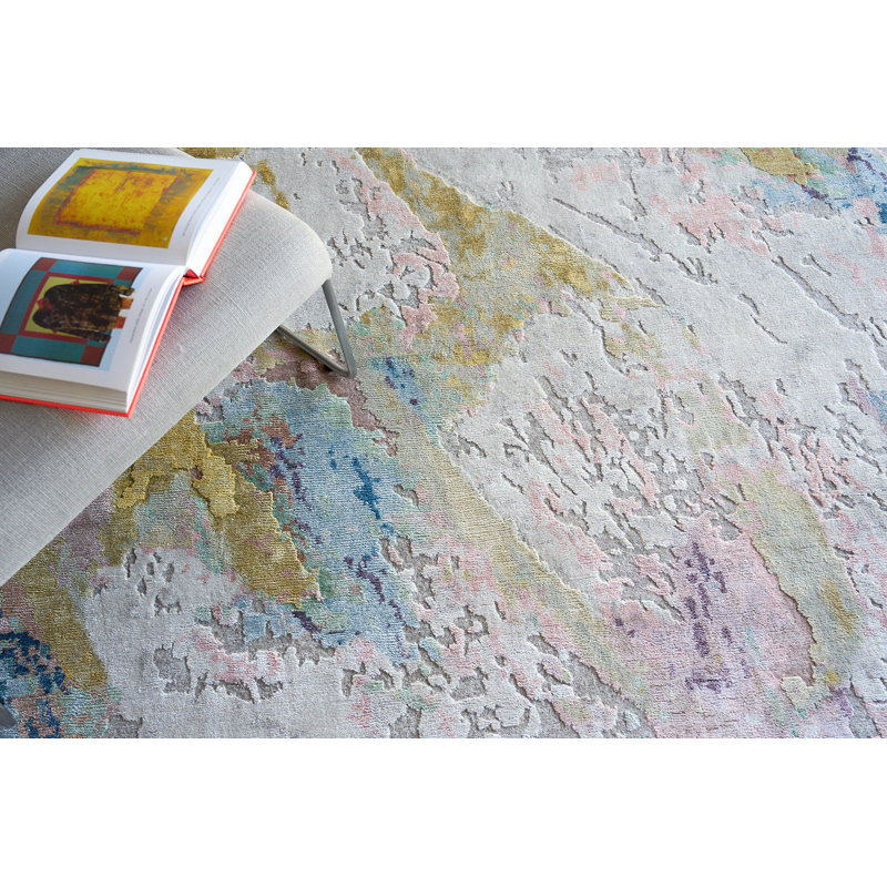 Floor Art Abstract Area Rug, Rectangle 4' x 6'