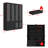63" Glass Door Display Bookcase Cabinet With LED Lighting-1505938588