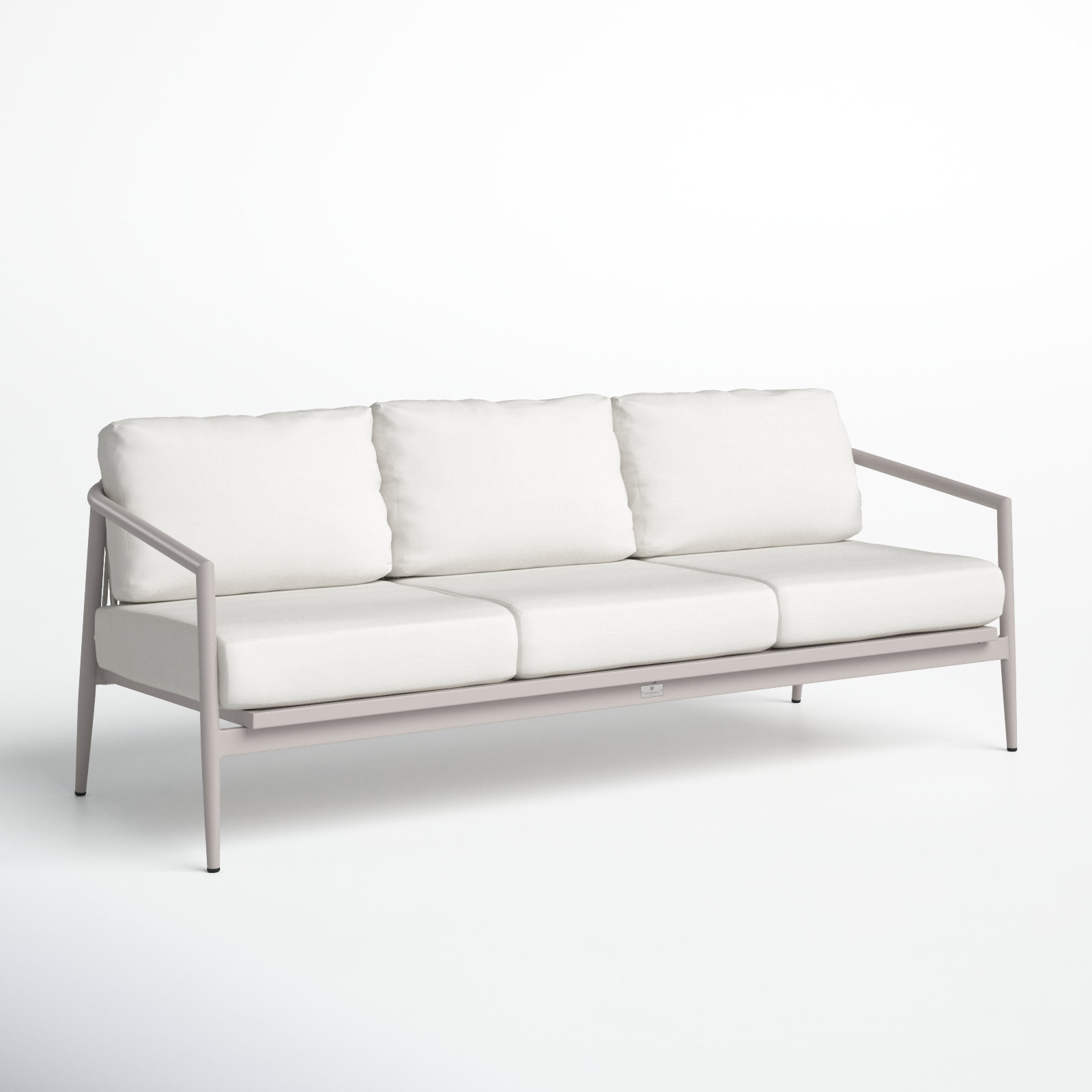Delaine 83" Sunbrella® Patio Sofa, Canvas Natural Sunbrella® Canvas, Urban Stone