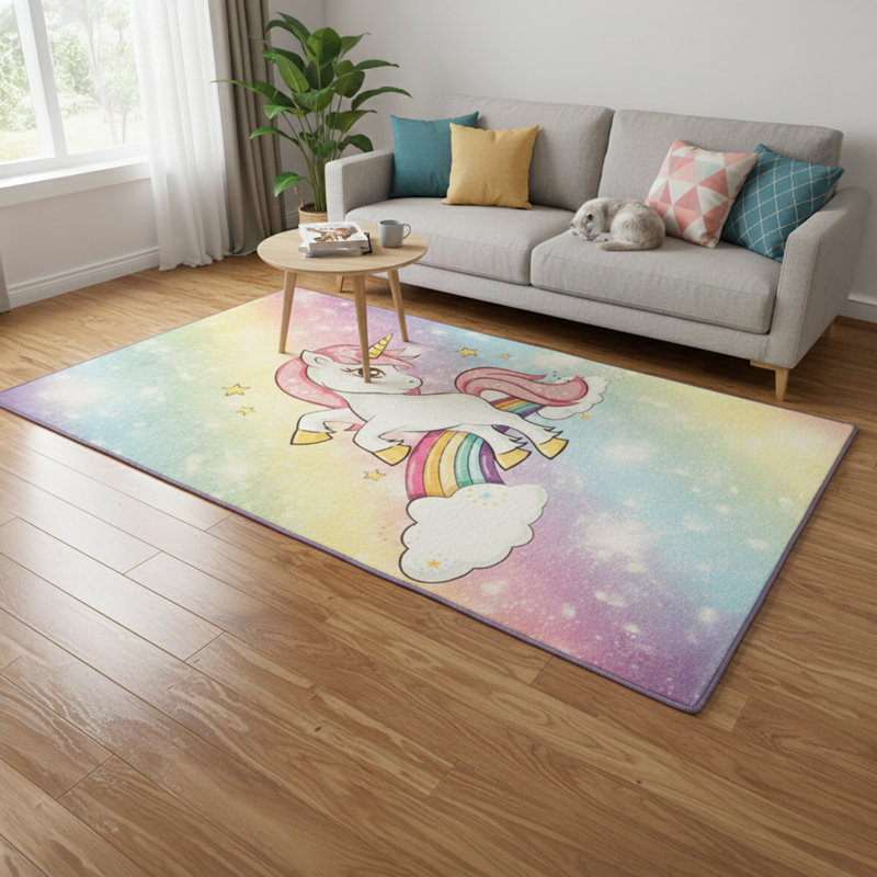 Tapis rectangulaire Unicorn, 55,12 po x 74,80 po