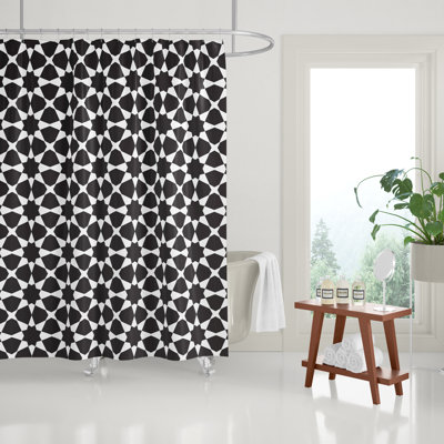 Wakefield Floral Geometric Shower Curtain