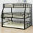 Metal Triple Bunk Bed With Guardrails-1987933150-1987933149