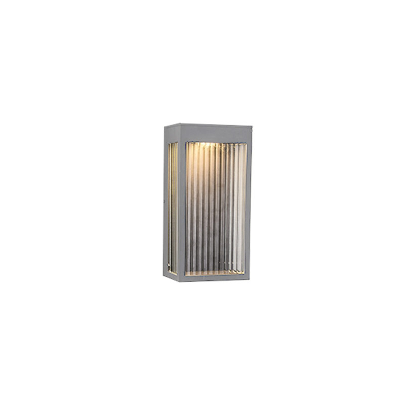 LED Outdoor Wall Lantern, Silver