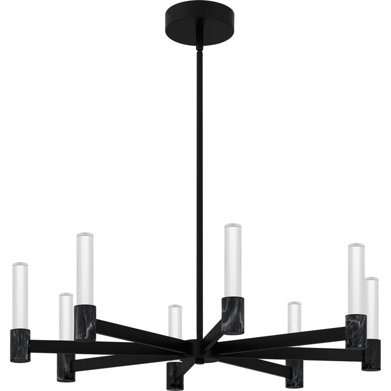 Lustre Adler, Noir mat