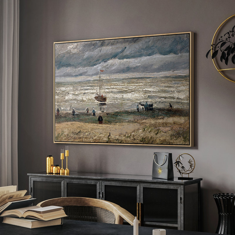 Paysage rétro - Cxxvii, H 25 po x l 37 po, Toile tendue