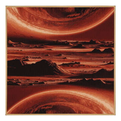 Tapis brun lavable à la machine