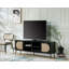 Meuble télé Colson, finition noire LV01080