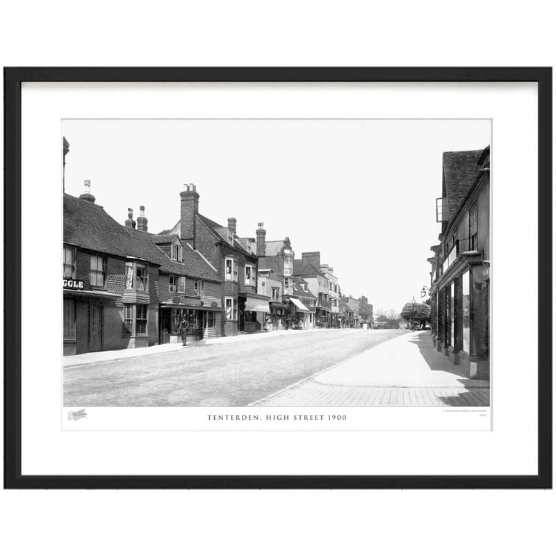 Tenterden, High Street 1900 by Francis Frith - Single Picture Frame Print, 60cm H x 80cm W x 2.3cm D