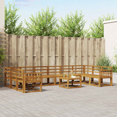 363cm Wide Patio Sectional Set