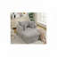 Fauteuil en velours côtelé avec repose-pieds-1496291002