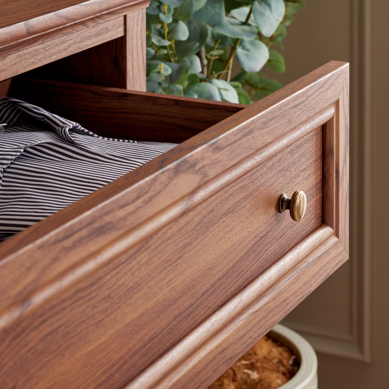 Commode 6 tiroirs Cardae, Noyer