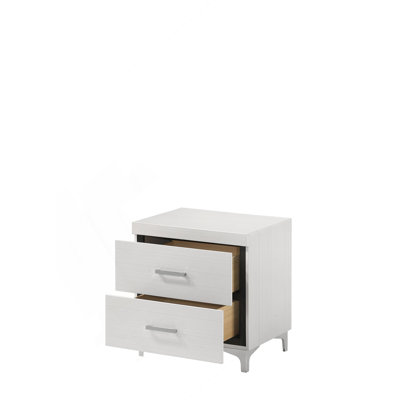 Table de chevet blanche