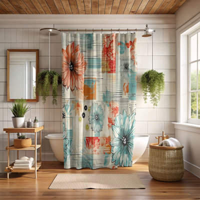 Classic Blossom - Rideau de douche Premium