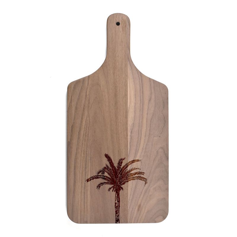 Planche à découper à une seule paume, Bois de noyer