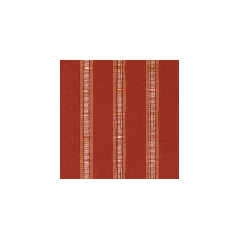 Tissu Palmdale Stripes, Rouge piment