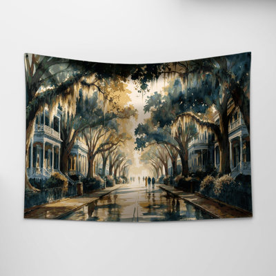 Tapisserie murale «Cities Savannah GA»