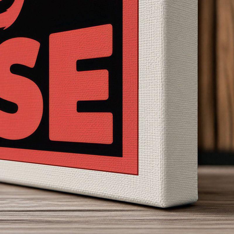 Surprise Graphic Design - Wrapped Canvas, Cream Border, 30x20 - 76.2 x 50.8 cm
