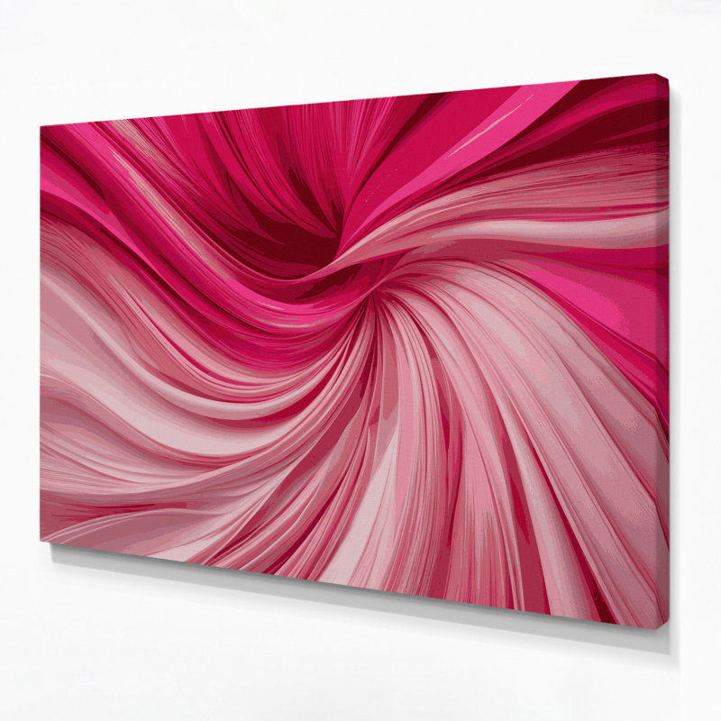 Gradient Abstract 31 Red Canvas Wall Art, 8" H x 10" W