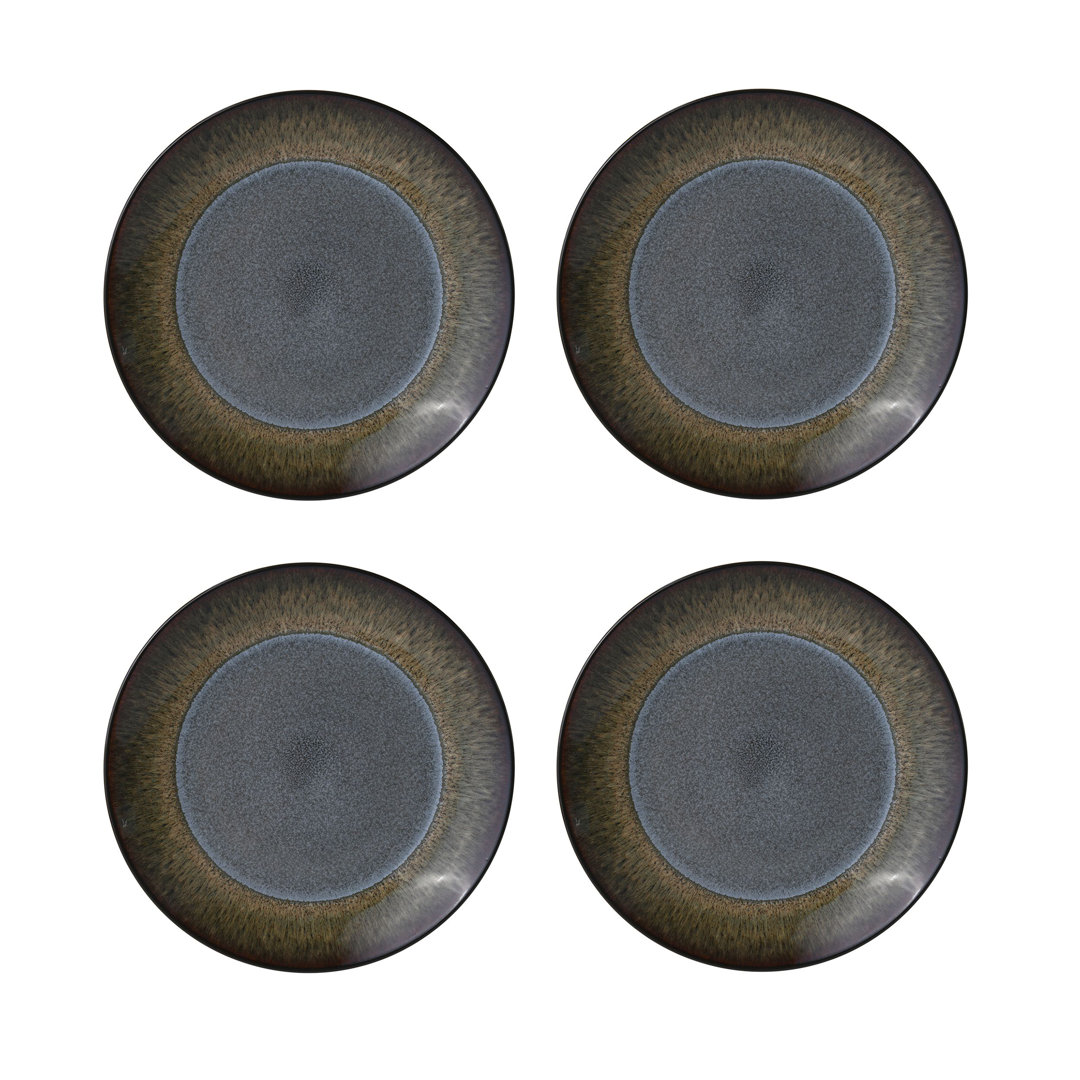 Pfaltzgraff Monroe Gray 16-Piece Stoneware Dinnerware Set, Service for 4 Pfaltzgraff