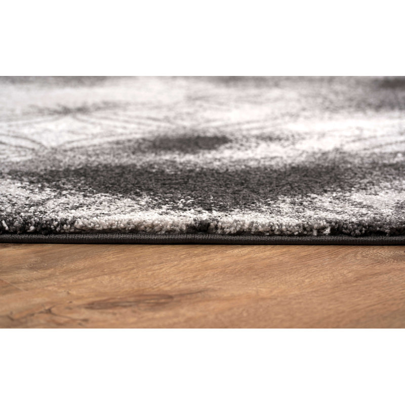 Tapis gris Hebah, Rectangle 4 pi x 6 pi