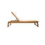 Diuna Outdoor Teak Chaise Lounge