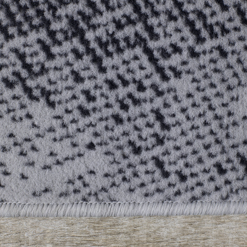 Tapis gris / noir Bose, Rectangle 5 pi 3 po x 7 pi 4 po