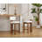 Modern Upholstered Solid Wood Bar Stool With Comfortable Backrest,Counter Stool With Sheet Metal Upholstery And Fixing Set Of 2-953766664