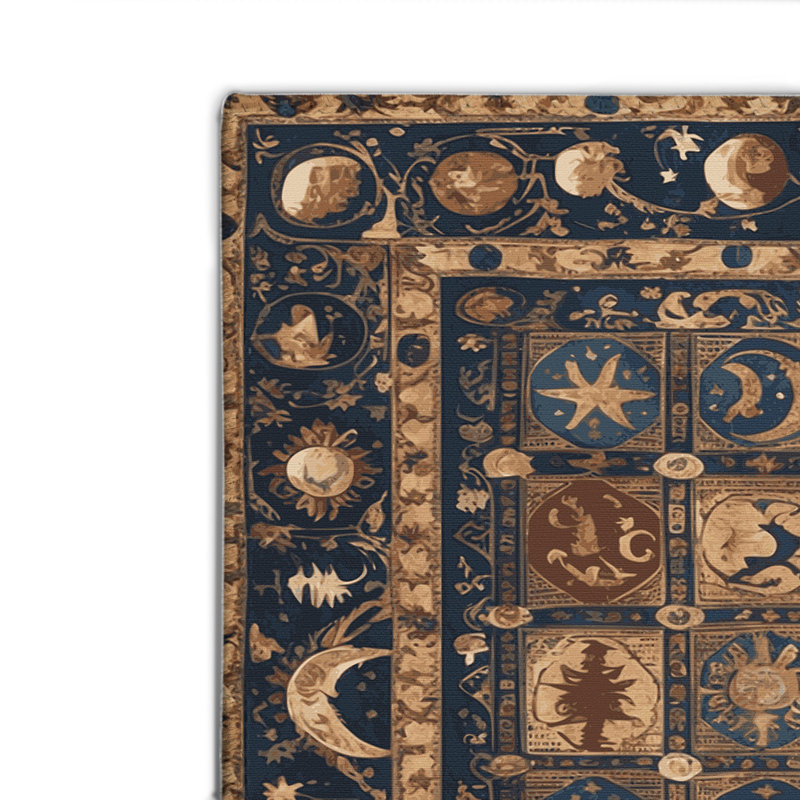 Tapis d'intérieur et d'extérieur gris français