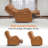 Triple Motor Rocker Power Recliner with Power Headrest & Extended Footrest, Infinite Position, Faux Leather-1392779896