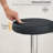 Backed Adjustable Height Ergonomic Lab Stool With Footring Wheels