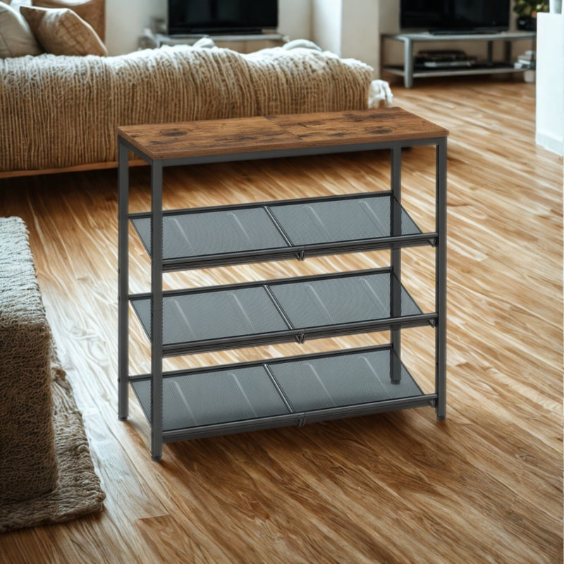 12 Pair Shoe Rack
