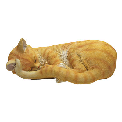 Statue chat de couchage Cat Nap