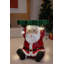 Lighted Santa Christmas Side Table Decor Battery Operated Indoor Use Only