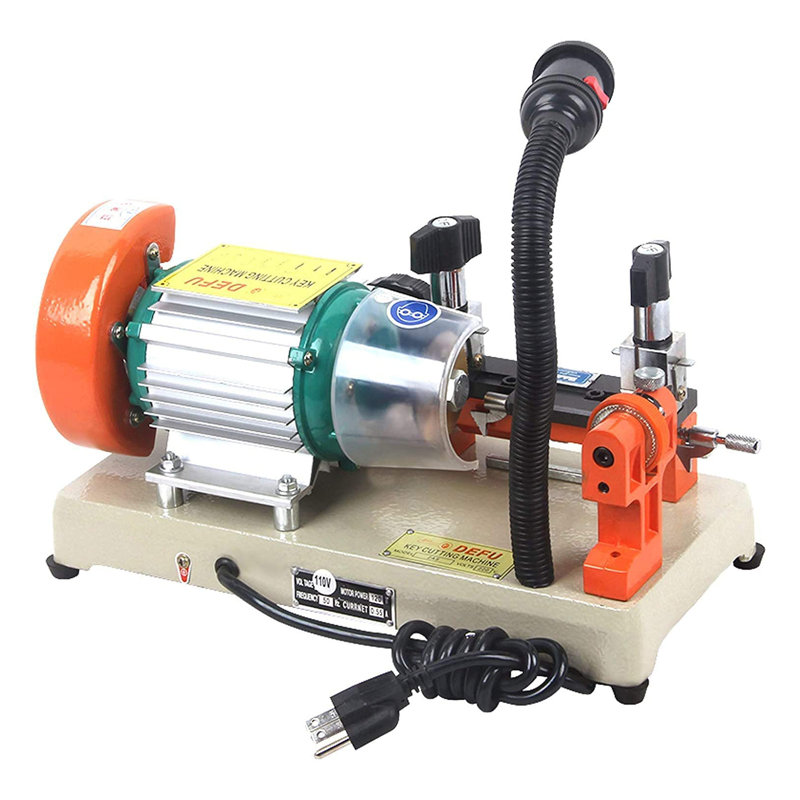 Key Duplicating Machine 110V Horizontal Key Copy Machine Cutter Cutting Machine, 120W