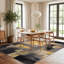 Tapis jaune / noir / gris à motif abstrait Rambo Performance-1492774635