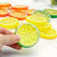 30PCS Faux tranches de citron Simulation artificielle de fruits de citron Props Home Kitchen Party Decorations