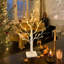 Birch Tree With Led Lights,Christmas Tree Decorations Indoor With Timer, Lighted Mini Small Artificial Lamp Prelit Twig Tree Battery Operated For Table Centerpiece Home Party Decor