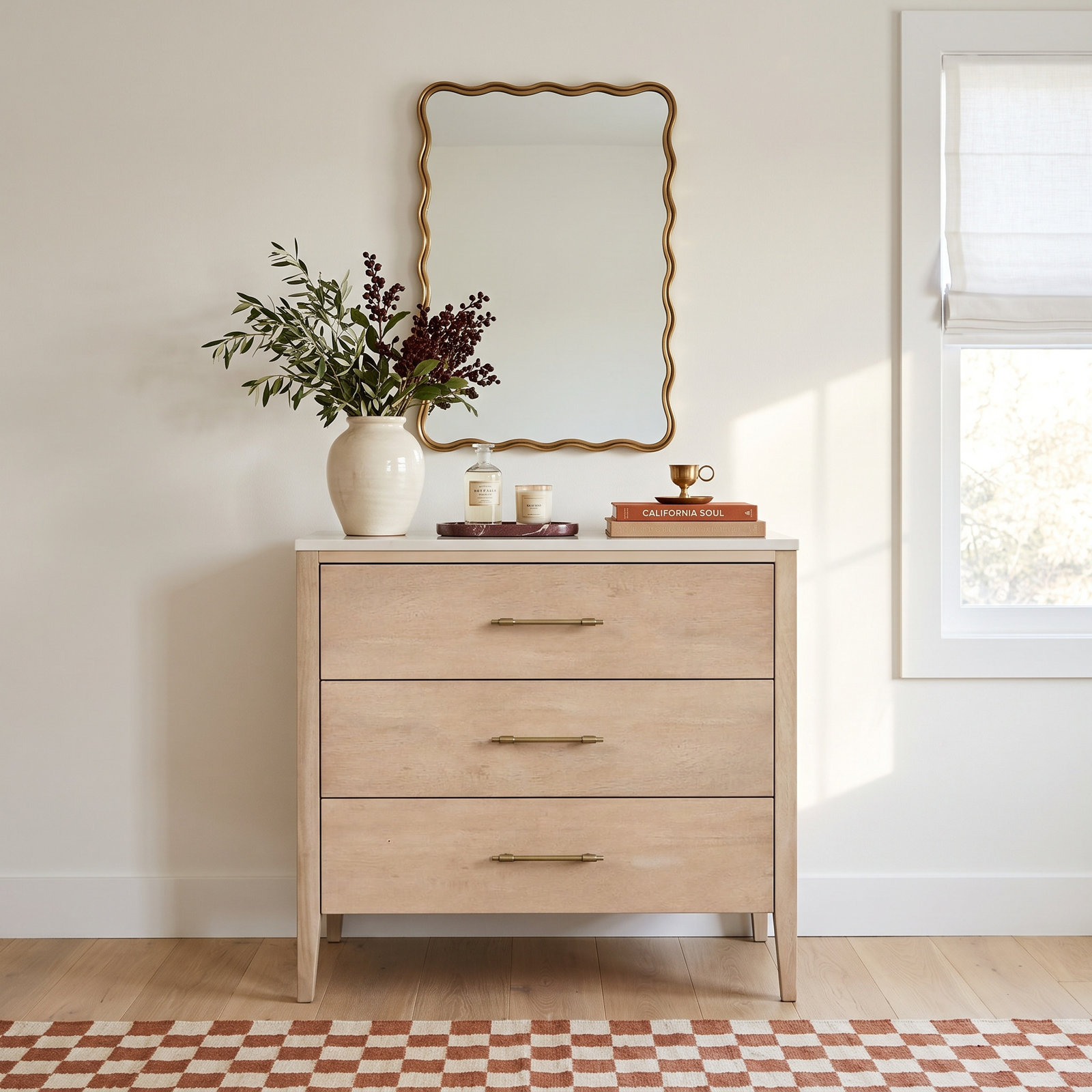 Isa 33" Dresser, Light Brown