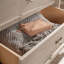 Commode 4 tiroirs, finition grise