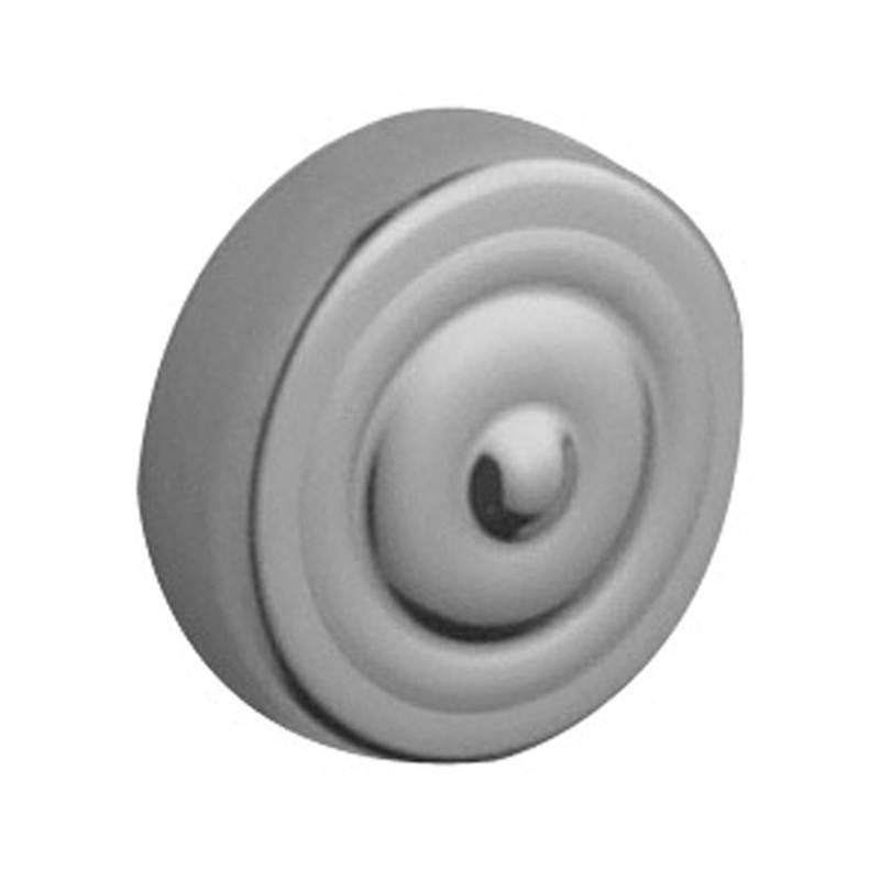 Colonial Screw Cover, Lifetime Bright Nickel, 1" H x 1" W x 0.1" D