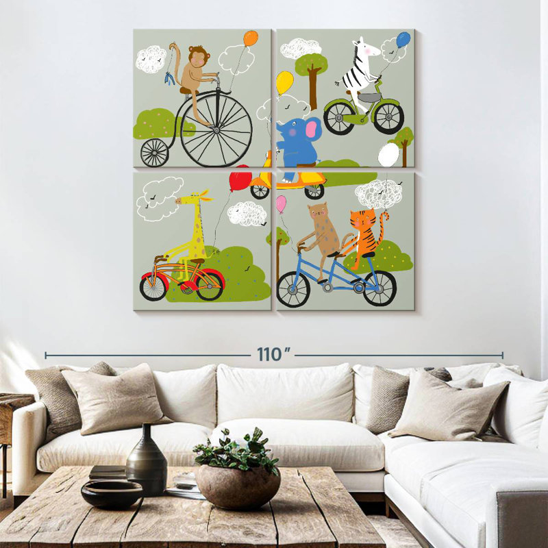 Ashelle zoo sur roues, H 74 po x l 74 po