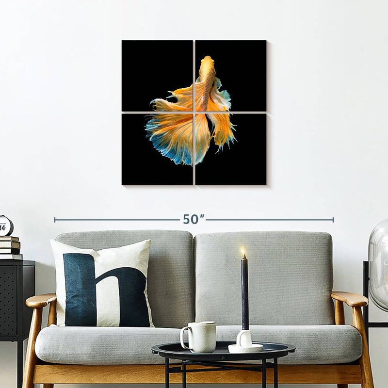 Brampt Yellow Fighter Fish Grandiose