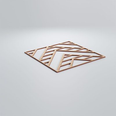 Panneaux muraux décoratifs en bois Gilcrest