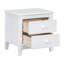 Ensemble de chambre à coucher 3 pièces, lit plateforme en bois et 2 tables de chevet-2097861361-2097861375