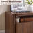 23'' Nightstand with Charging Station, Bedside Table with Storage and Open Shelves-1078121967