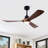 52 Inch Modern Ceiling Fan With 3 Color Dimmable 3 Abs Blades Remote Control Reversible Dc Motor With Led Light