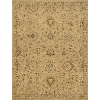 Durden Hand Knotted Wool Oriental Area Rug