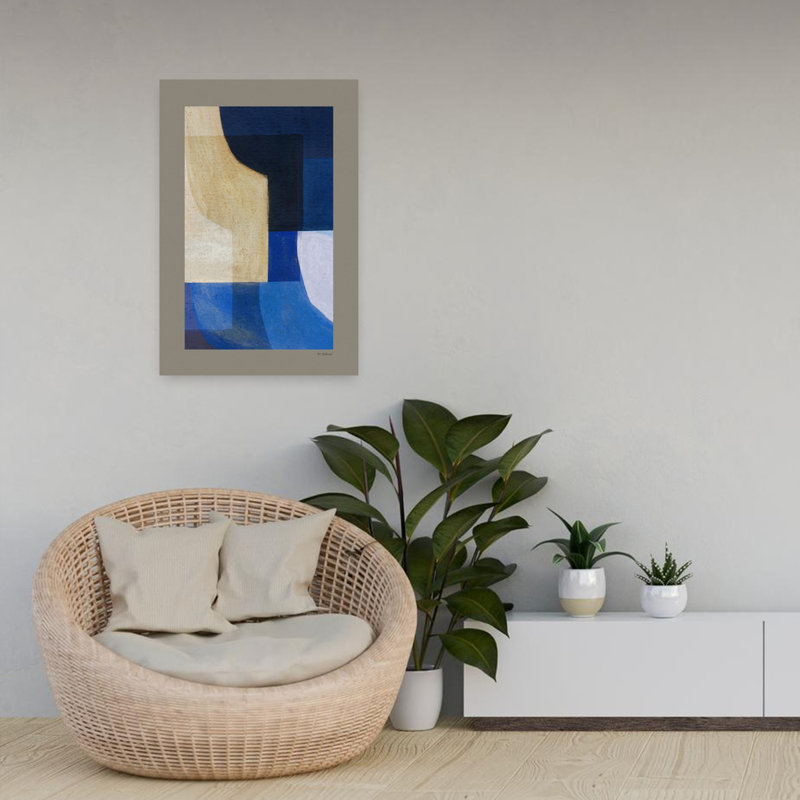 Art contemporain contemporain abstrait, H 24 po x l 16 po