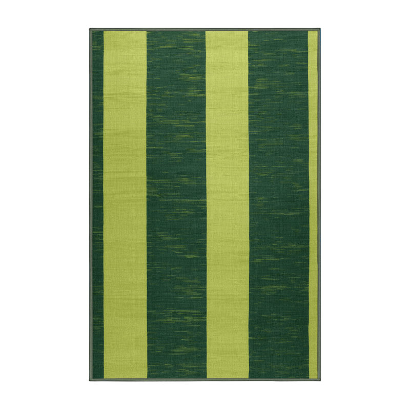 Tapis vert à carreaux lavable à la machine, Rectangle 5 pi x 7 pi